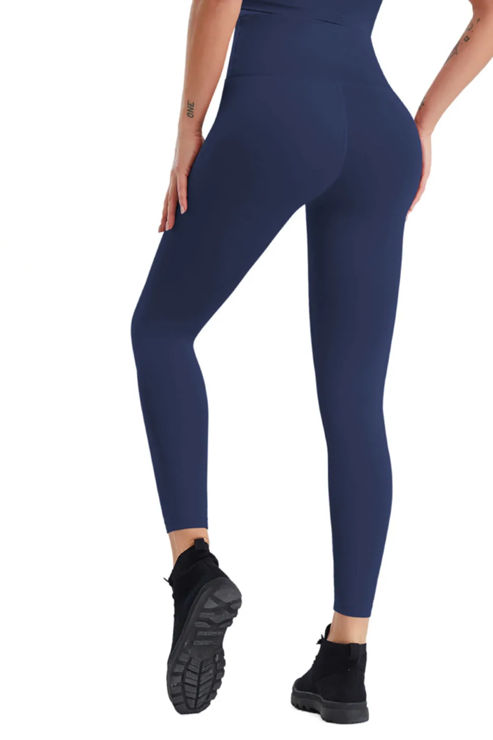 High Waist Wide Waistband Active Pants