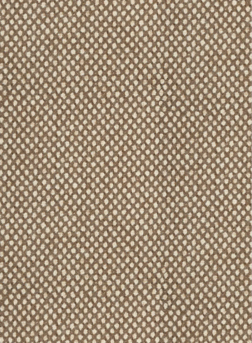 Highlander Heavy Honeycomb Brown Tweed GQ Overcoat