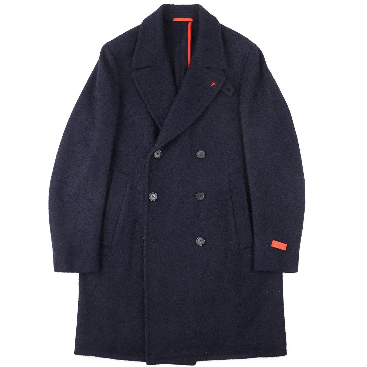 Isaia 'Marshall' Boucle Cashmere Overcoat