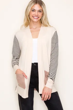 Jolly Stripe Sweater Cardigan