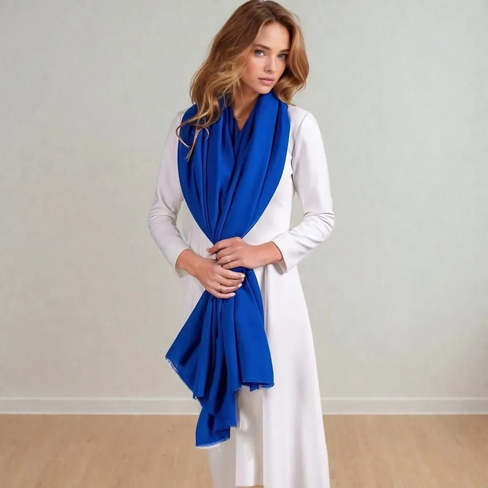 Julian Quartz 100% Pashmina cashmere oversized scarf/ wrap/ shawl-More colours available