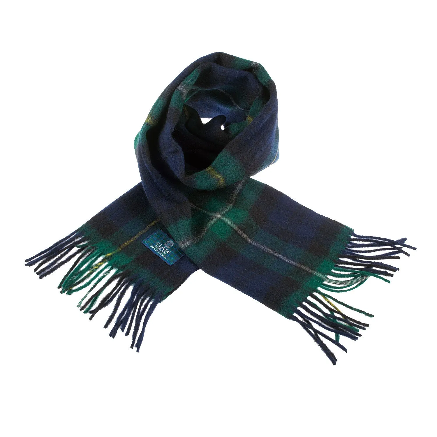 Lambswool Scottish Tartan Clan Scarf  Campbell Of Argyll