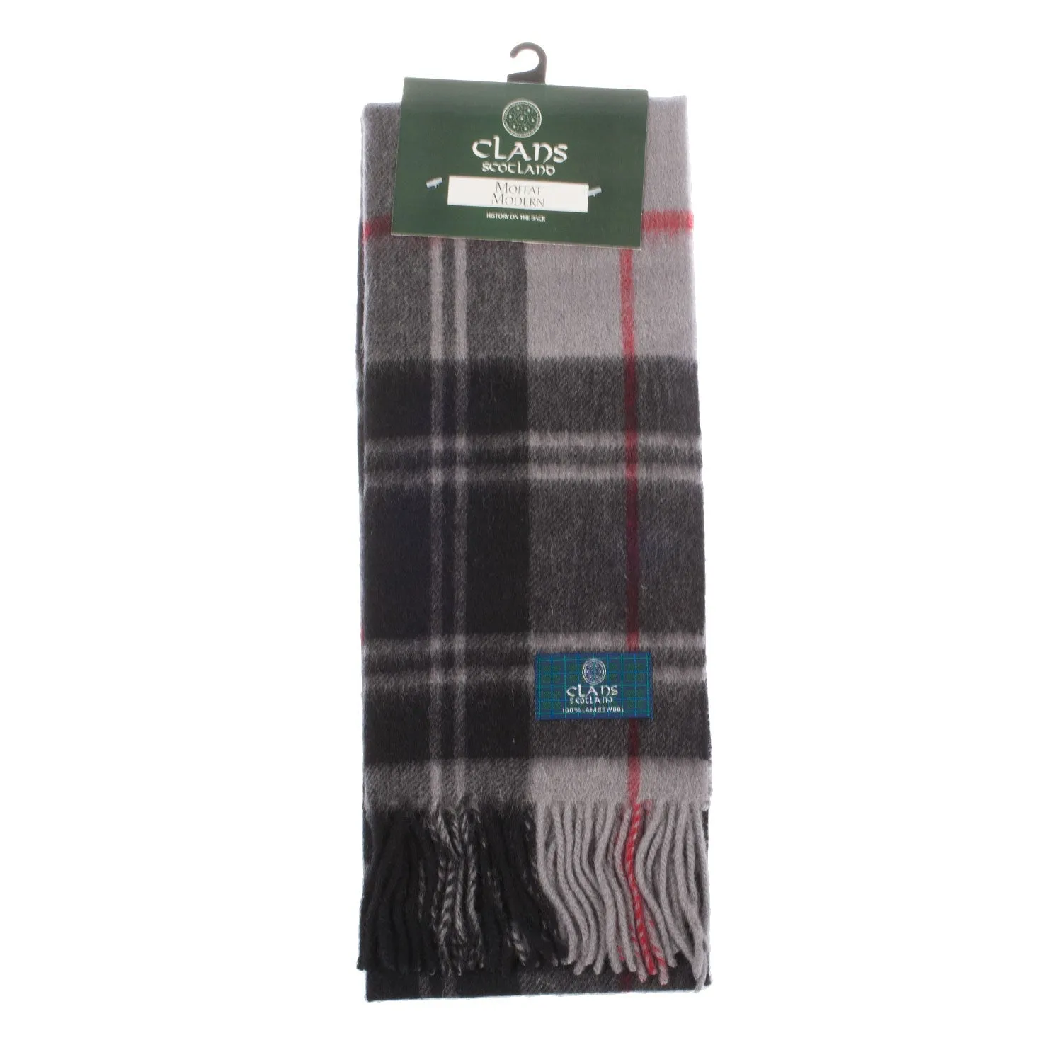 Lambswool Scottish Tartan Clan Scarf  Moffat