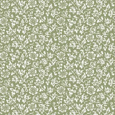 Laura Ashley Sweet Alyssum Moss Green Wallpaper