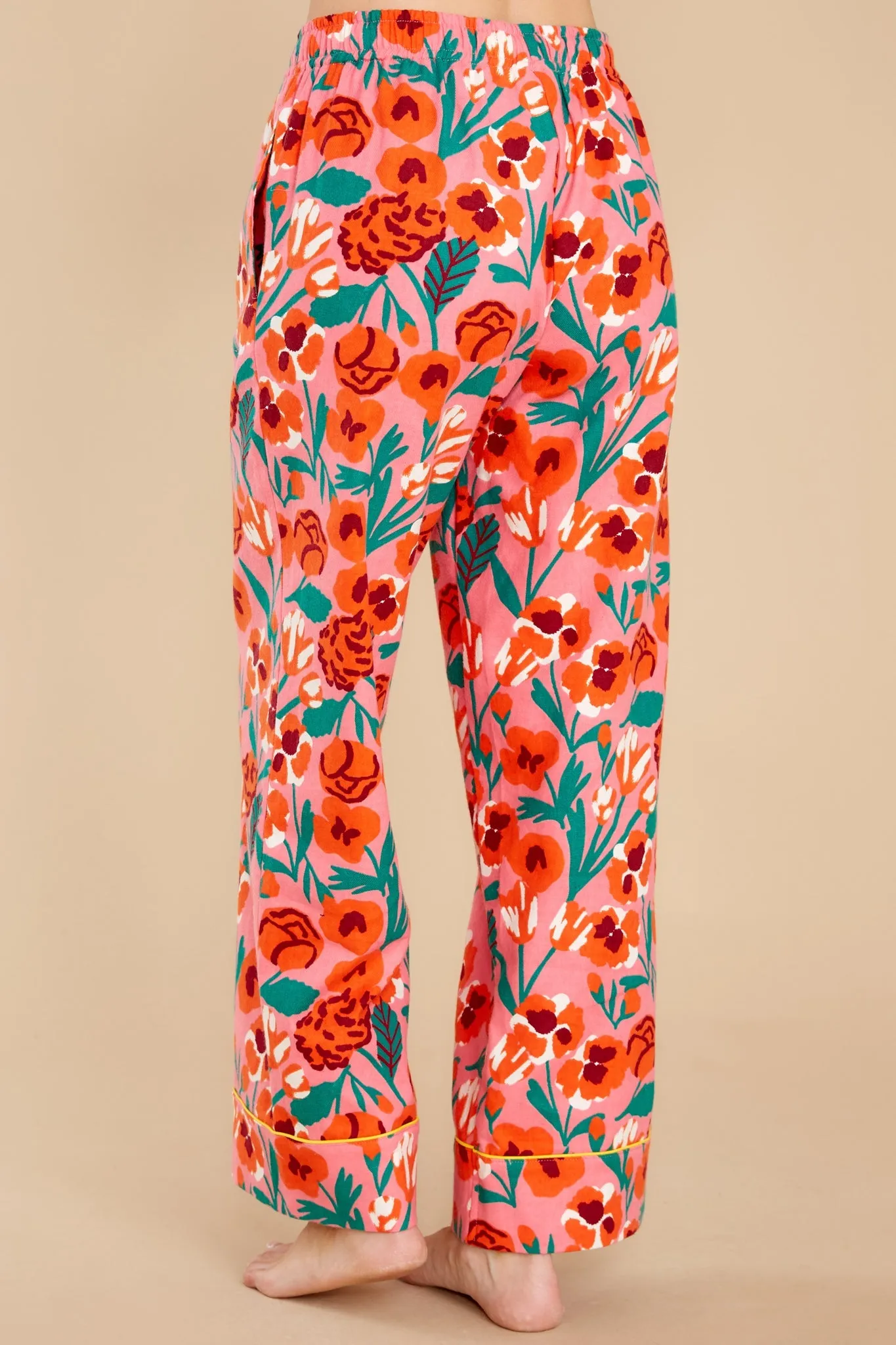 Leisure Pink Las Flores Pants