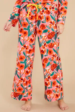 Leisure Pink Las Flores Pants