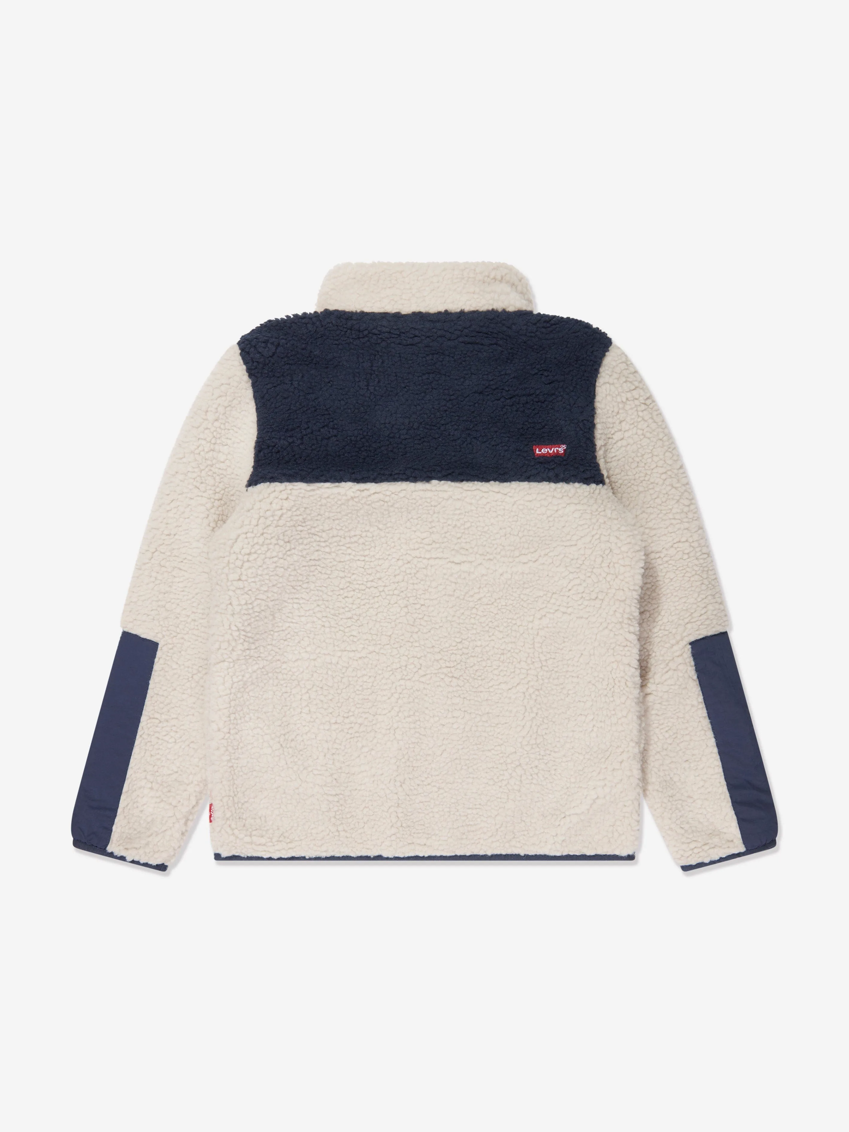 Levi's Wear Boys Colourblock Sherpa Jacket in Grey