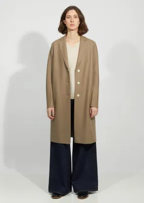 Light Pressed Wool Coat