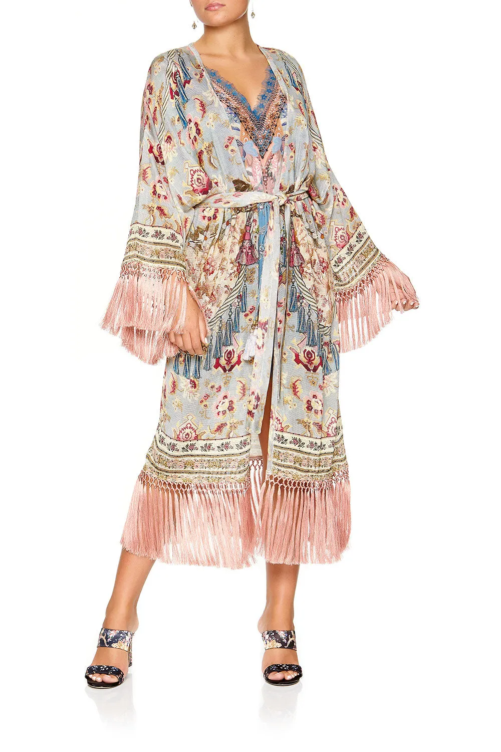 LONG TASSEL WRAP JEANNE QUEEN