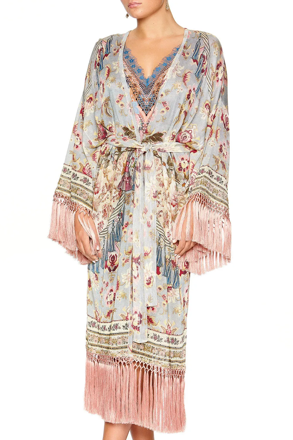 LONG TASSEL WRAP JEANNE QUEEN