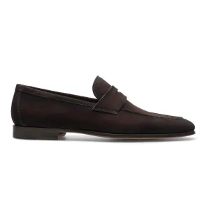 Magnanni Diezma II Slip-On Suede Penny Loafer - Brown