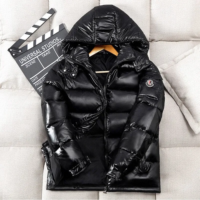 Men's Hooded Casual Down Jacket Thick And Warm Winter  Coats