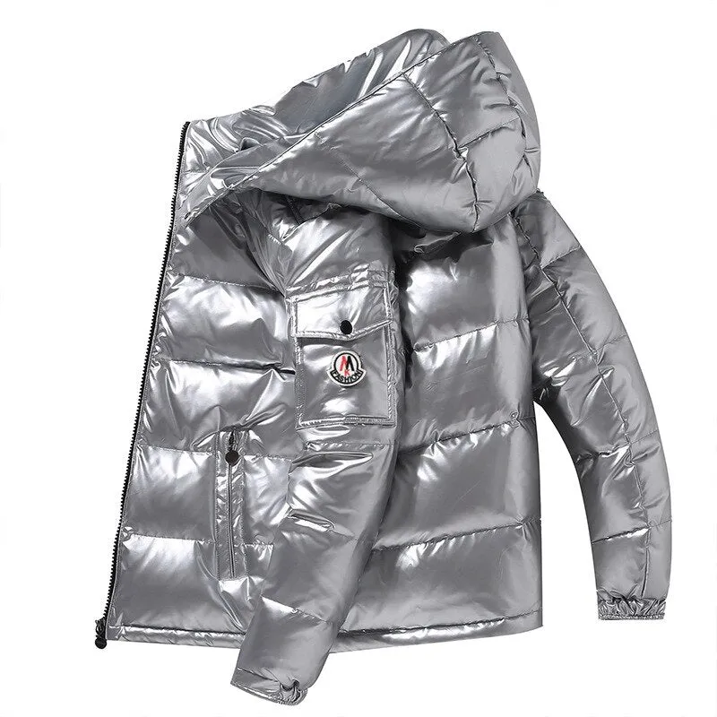 Men's Hooded Casual Down Jacket Thick And Warm Winter  Coats