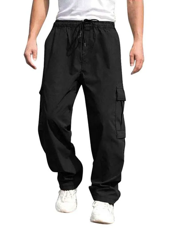 Men's loose straight casual trousers