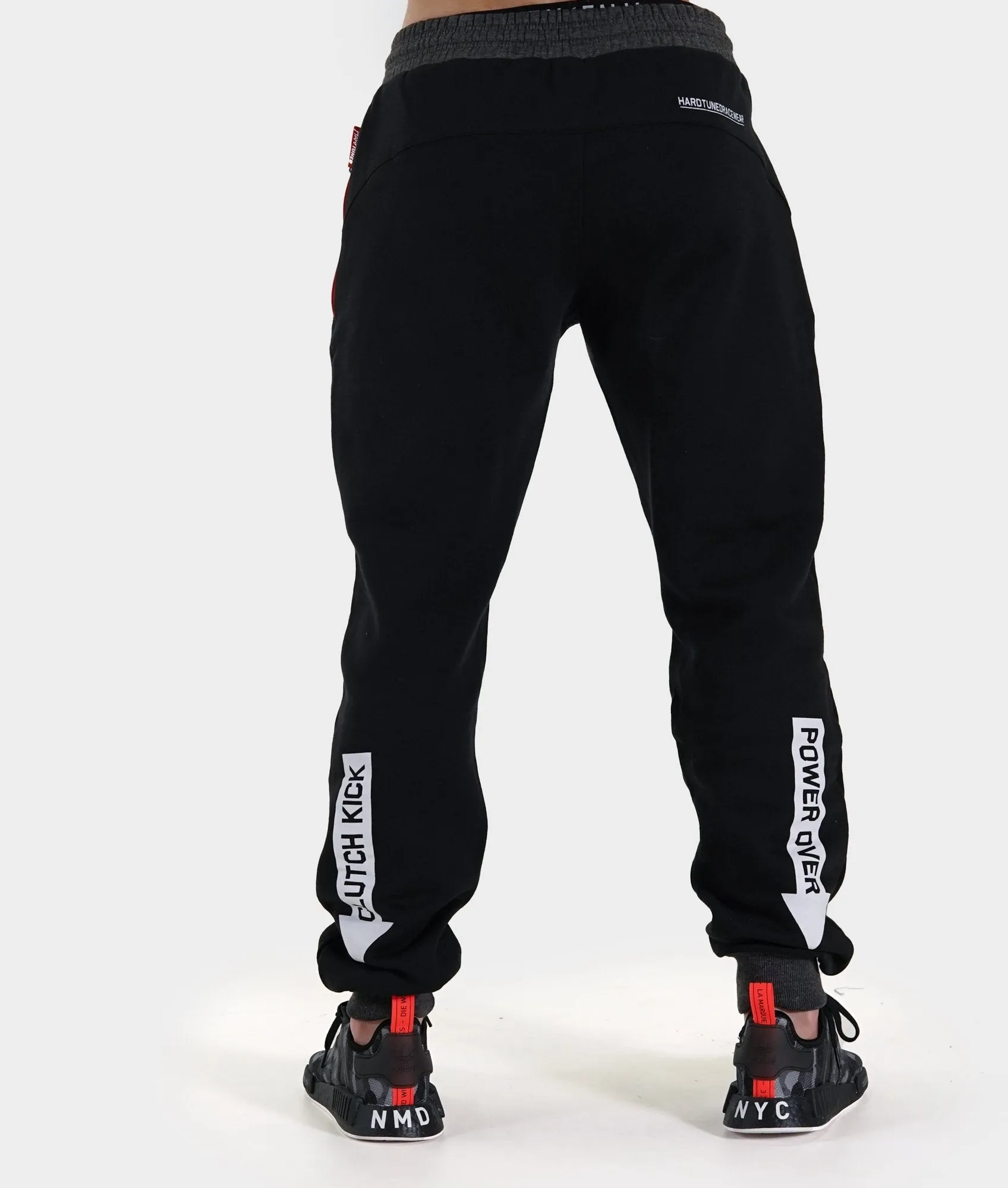 Mens Power Over Track Pants - Black