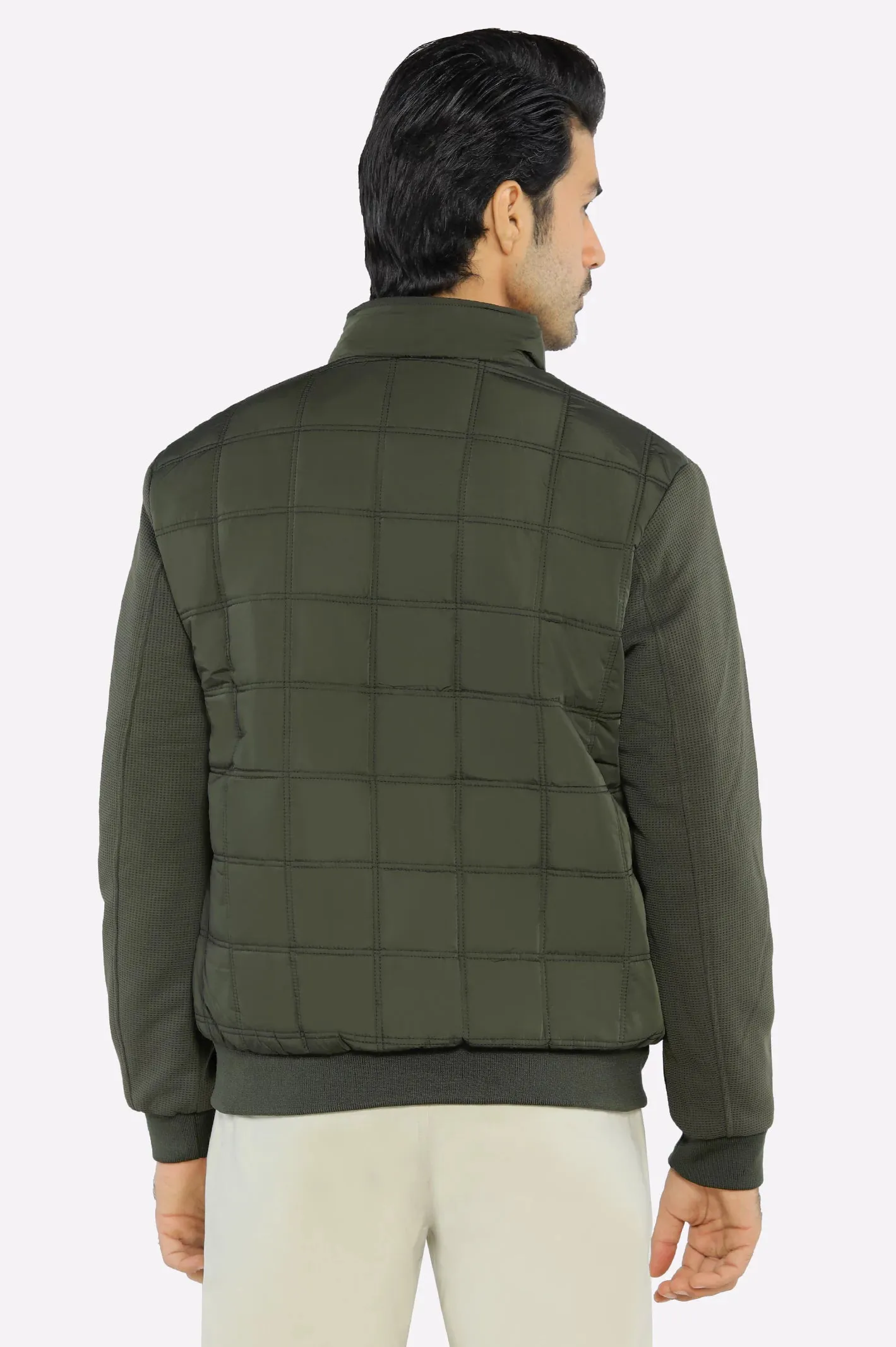 Men’s Green Puffer Jacket