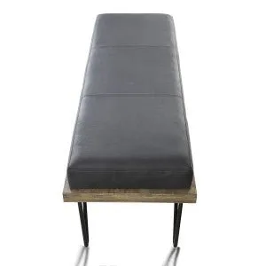 Metallo Collection Minimalist Hairpin Bench