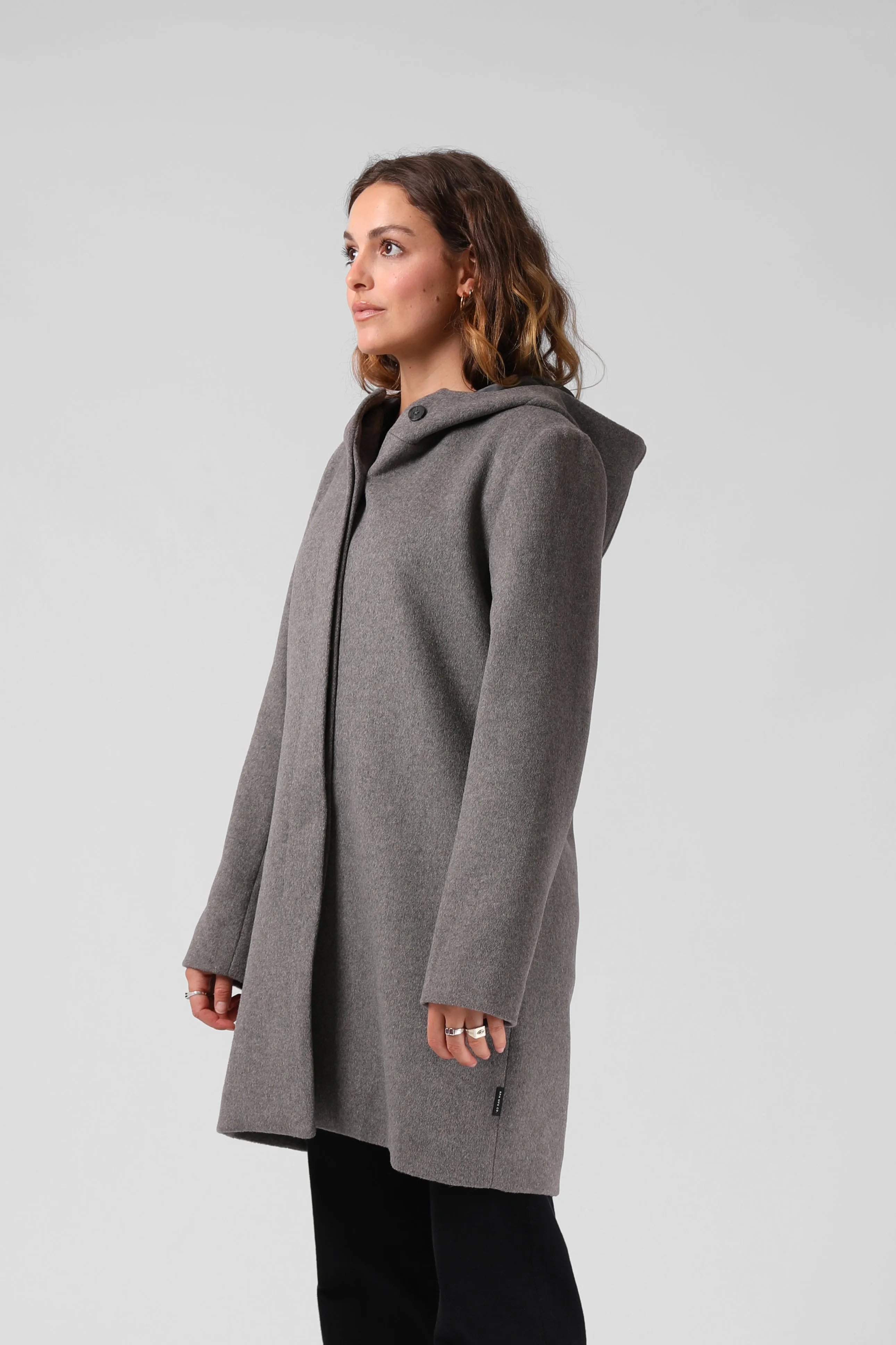 Milford Overcoat - Grey Marl