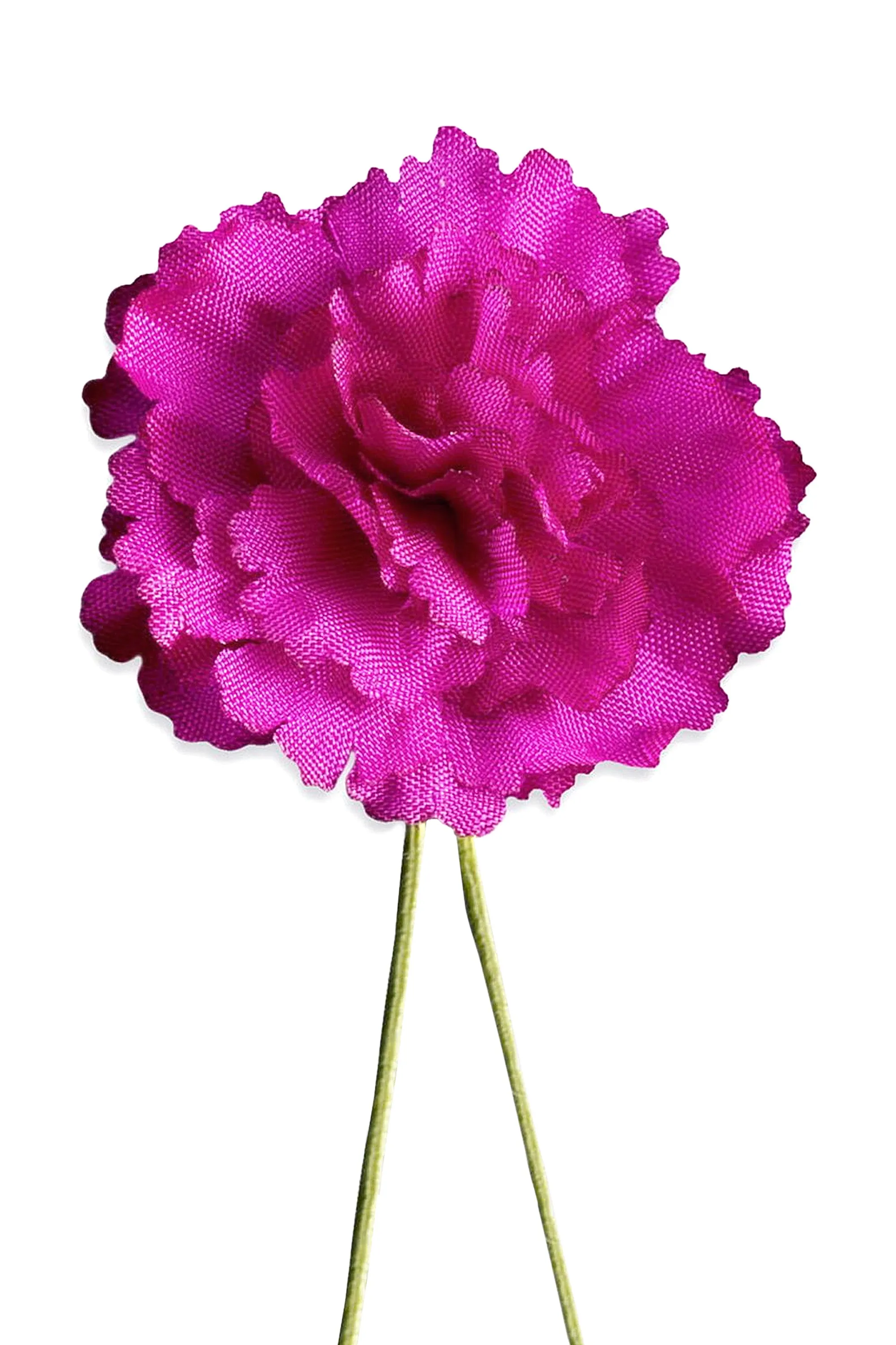 Mini Purple Carnation Silk Boutonnière Flower