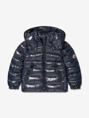 Moncler Enfant Girls Down Padded Bady Jacket in Navy