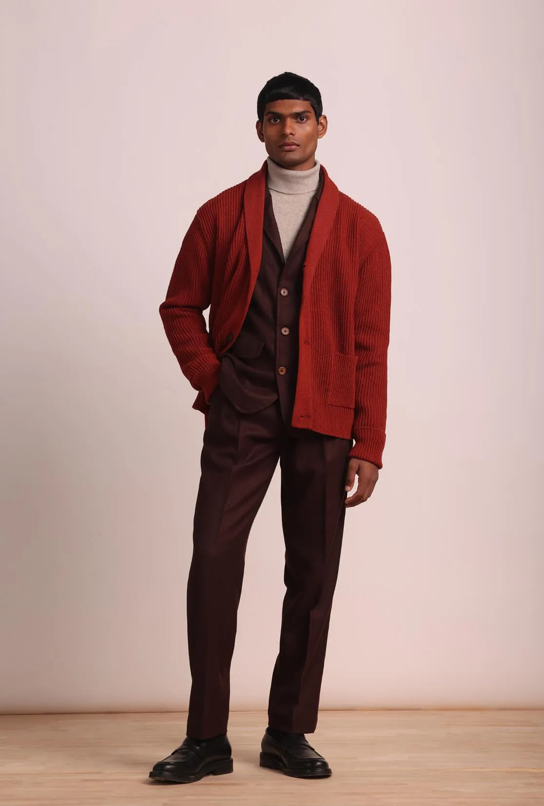 MONTGOMERY SHAWL COLLAR CARDIGAN