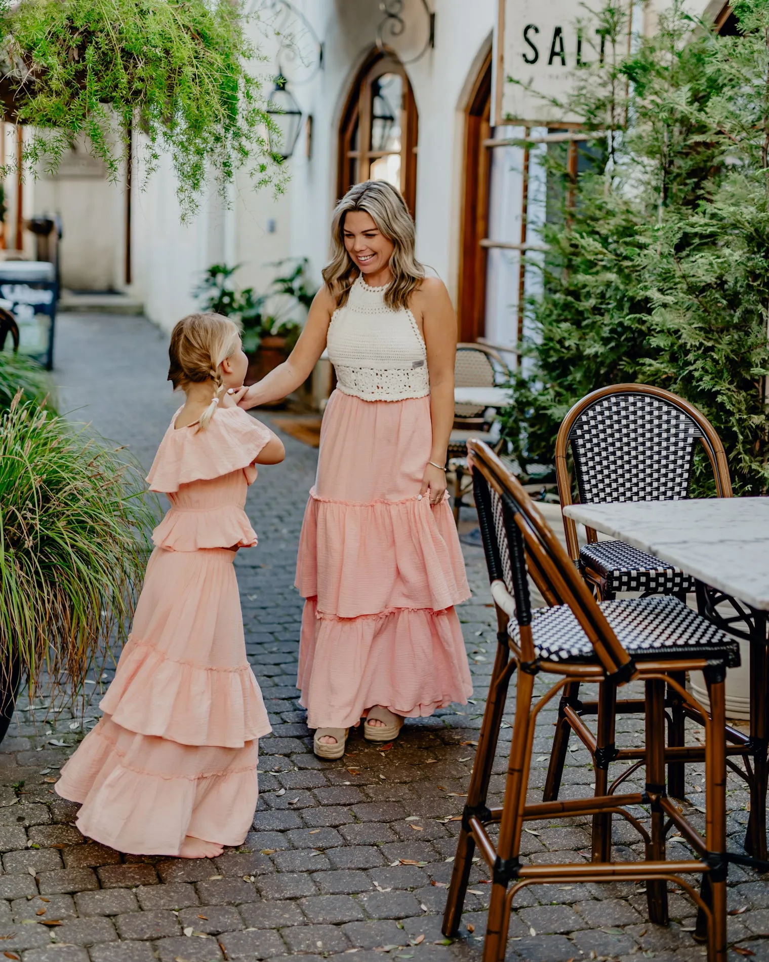 Nila Skirt (vibrant coral) FINAL SALE