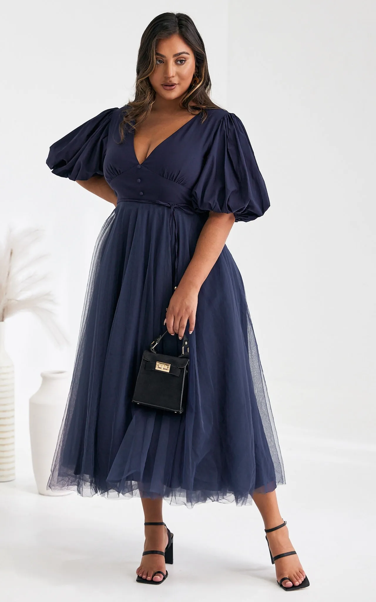 One Kiss Maxi Dress - Navy