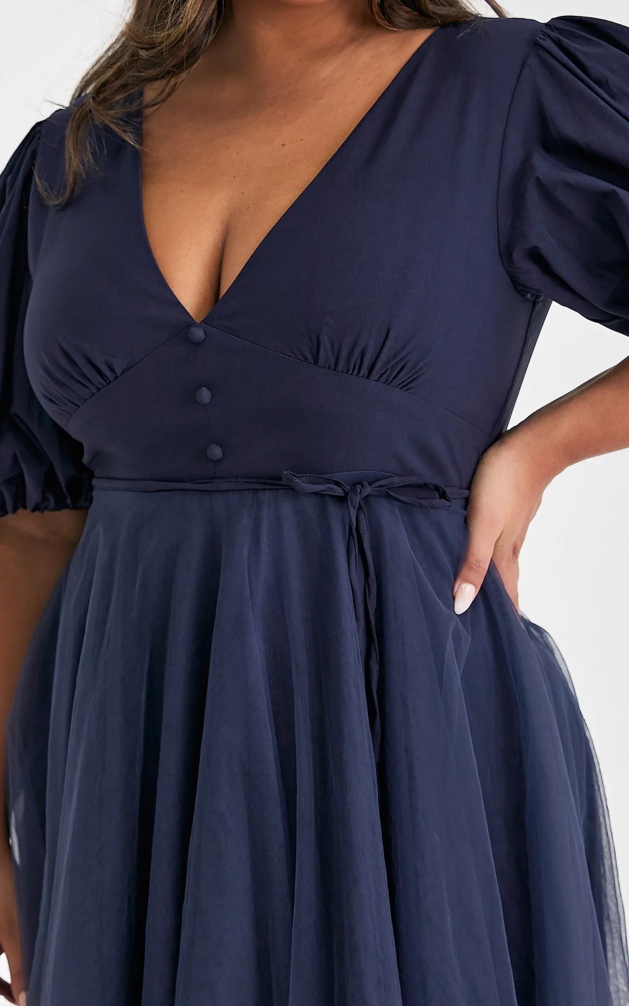 One Kiss Maxi Dress - Navy