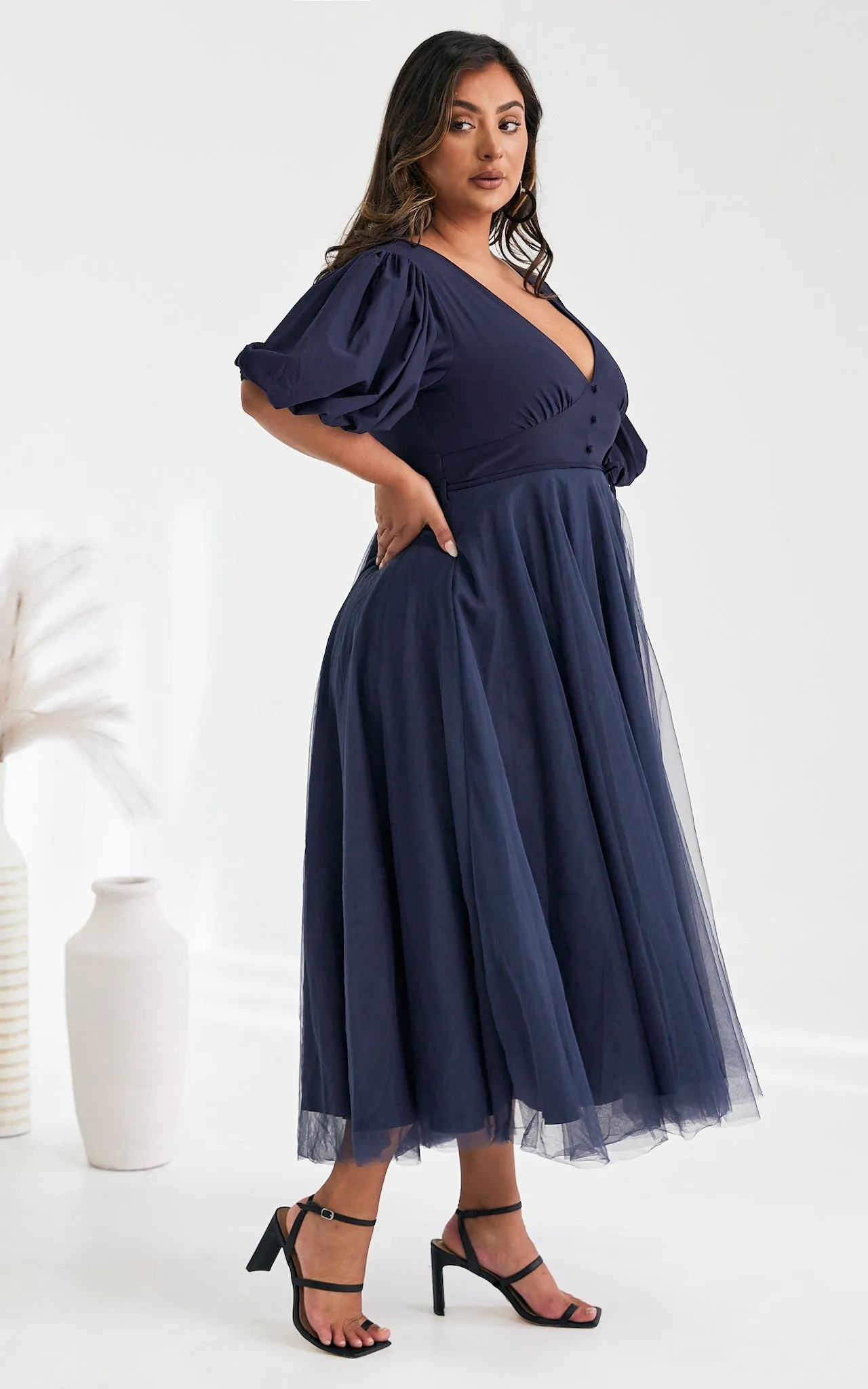 One Kiss Maxi Dress - Navy