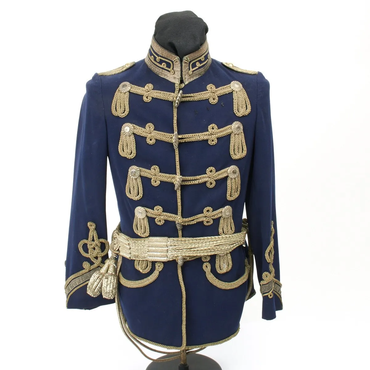 Original Pre-WWI Prussian Hussar Officer Tunic and Knee Boot Set