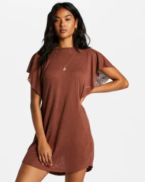 Out For Waves Cover-Up Dress - Mocha