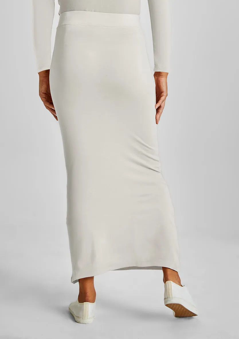 Pencil skirt-Plain Jersey Cotton