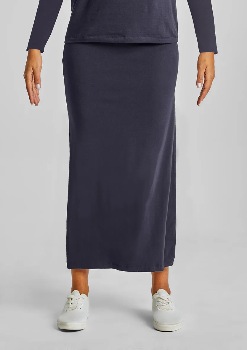 Pencil skirt-Plain Jersey Cotton