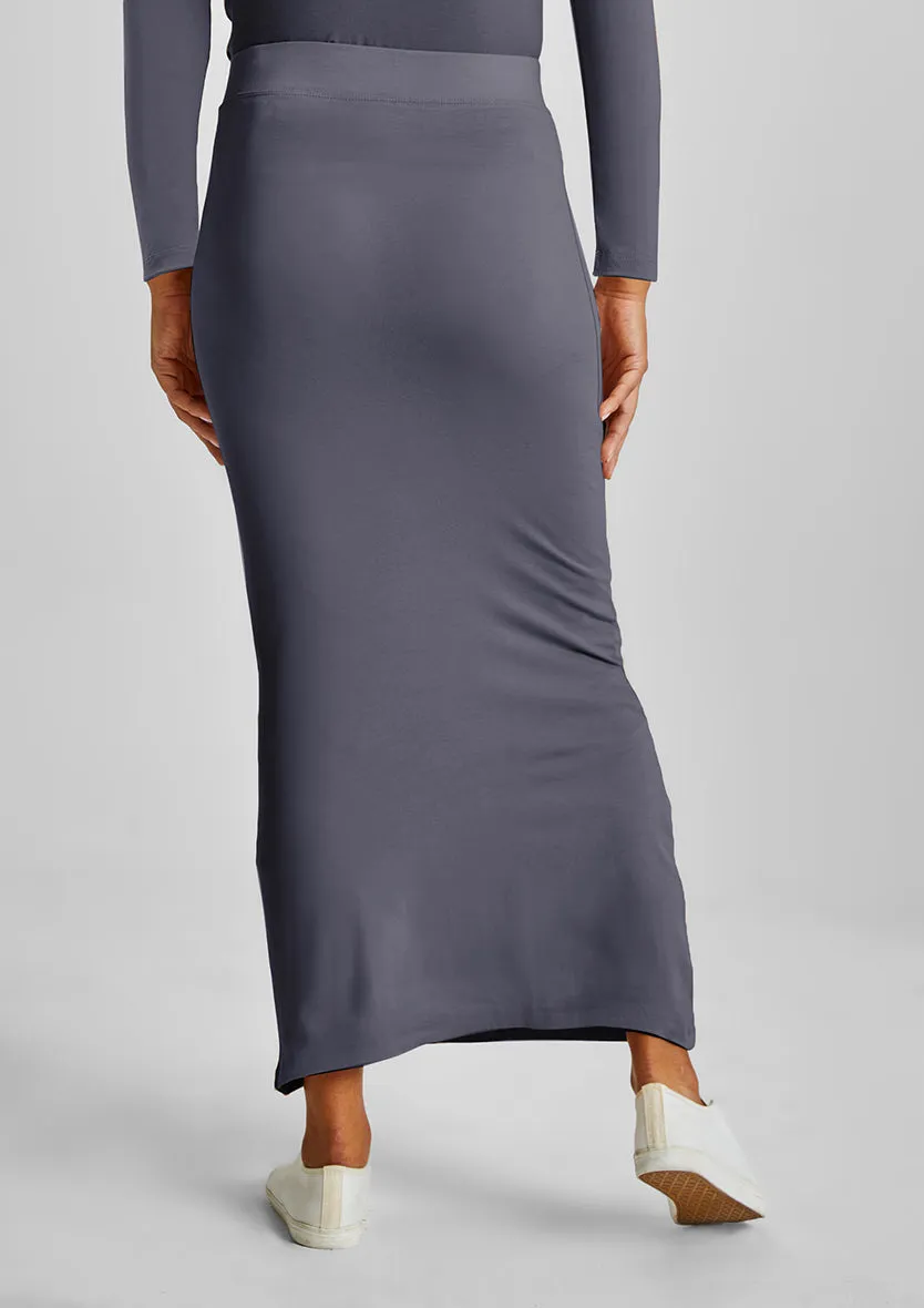 Pencil skirt-Plain Jersey Cotton