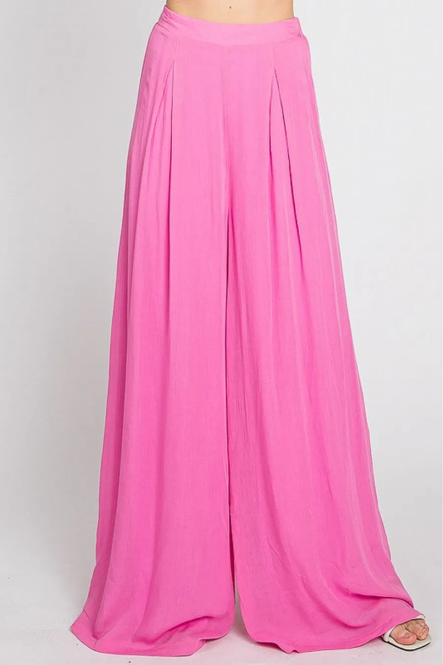 Pinky High Waist Pleated Front Pants *FINAL SALE*