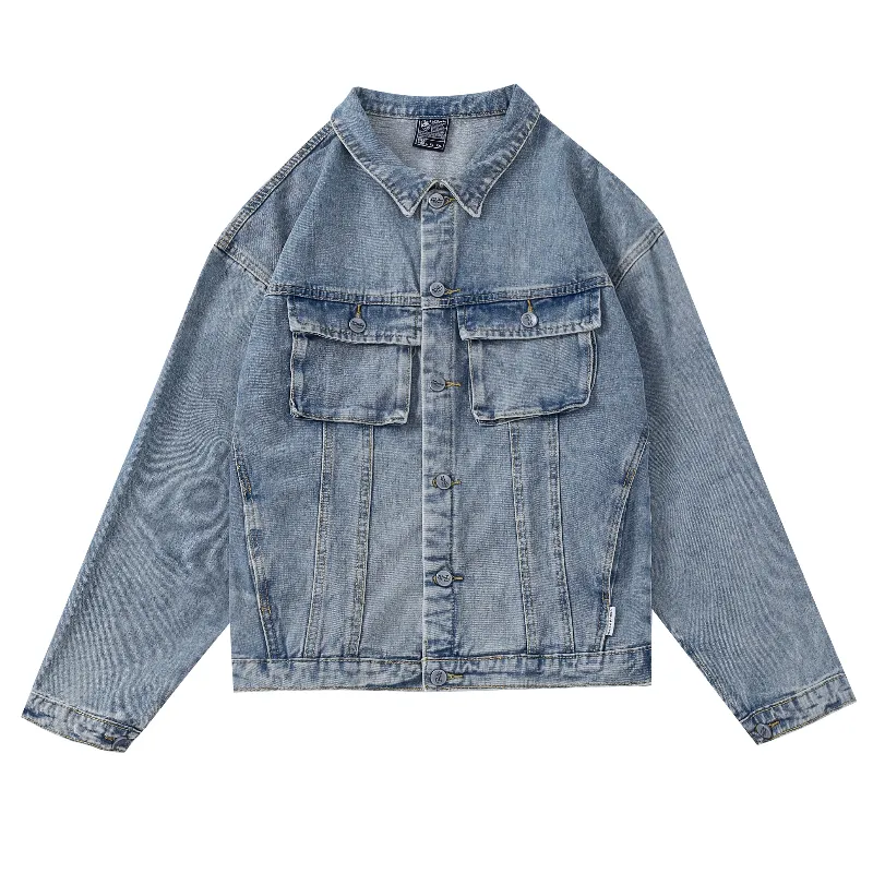 Pologize™ Washed Denim Jacket