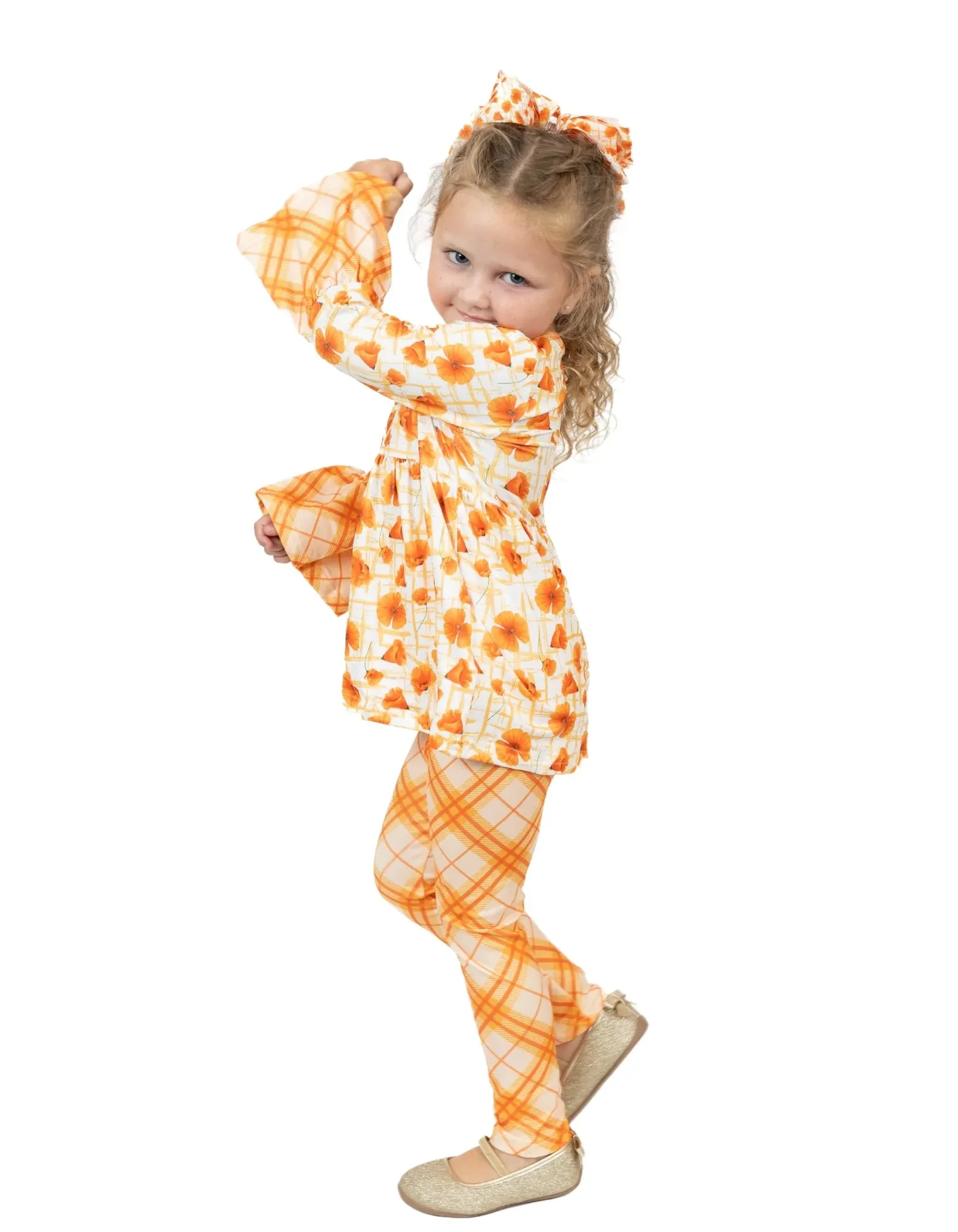 Poppy Love 2 piece Girls Pants Set