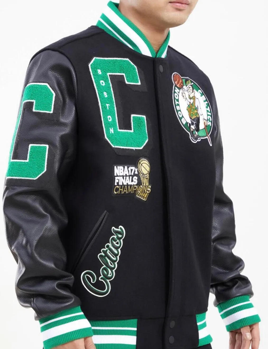 Pro Standard Boston Celtics Varsity Jacket