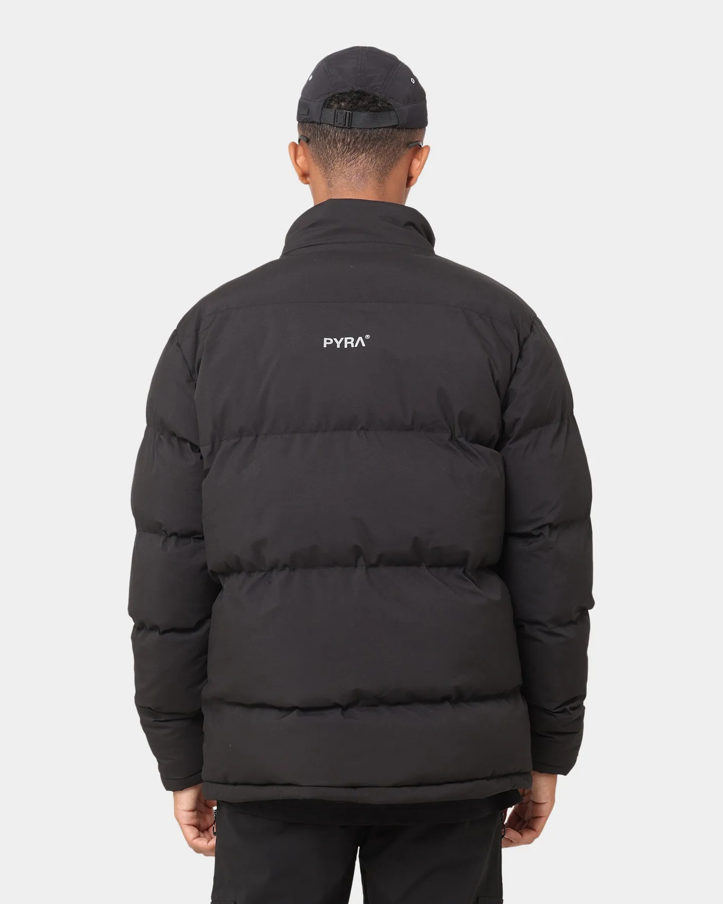 PYRA Sherpa Puffa Jacket Black