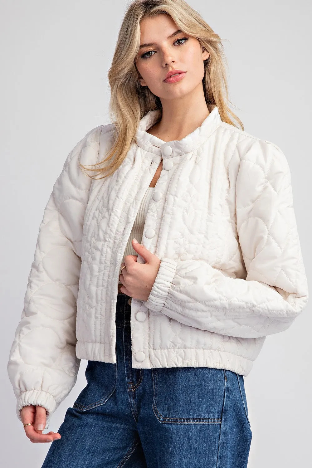 Quilted Crop Jacket