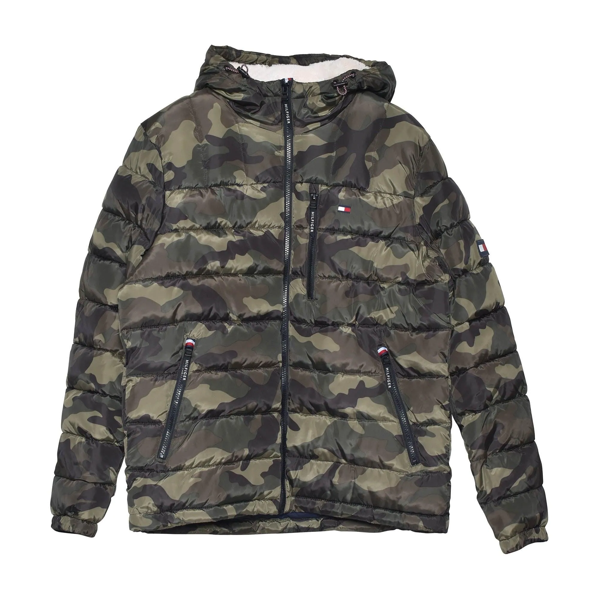 QUILTED POLYTWILL PUFFER JACKET WITH SHERPALINED HOODY 151AP213 アウター 6カラー 返品無料