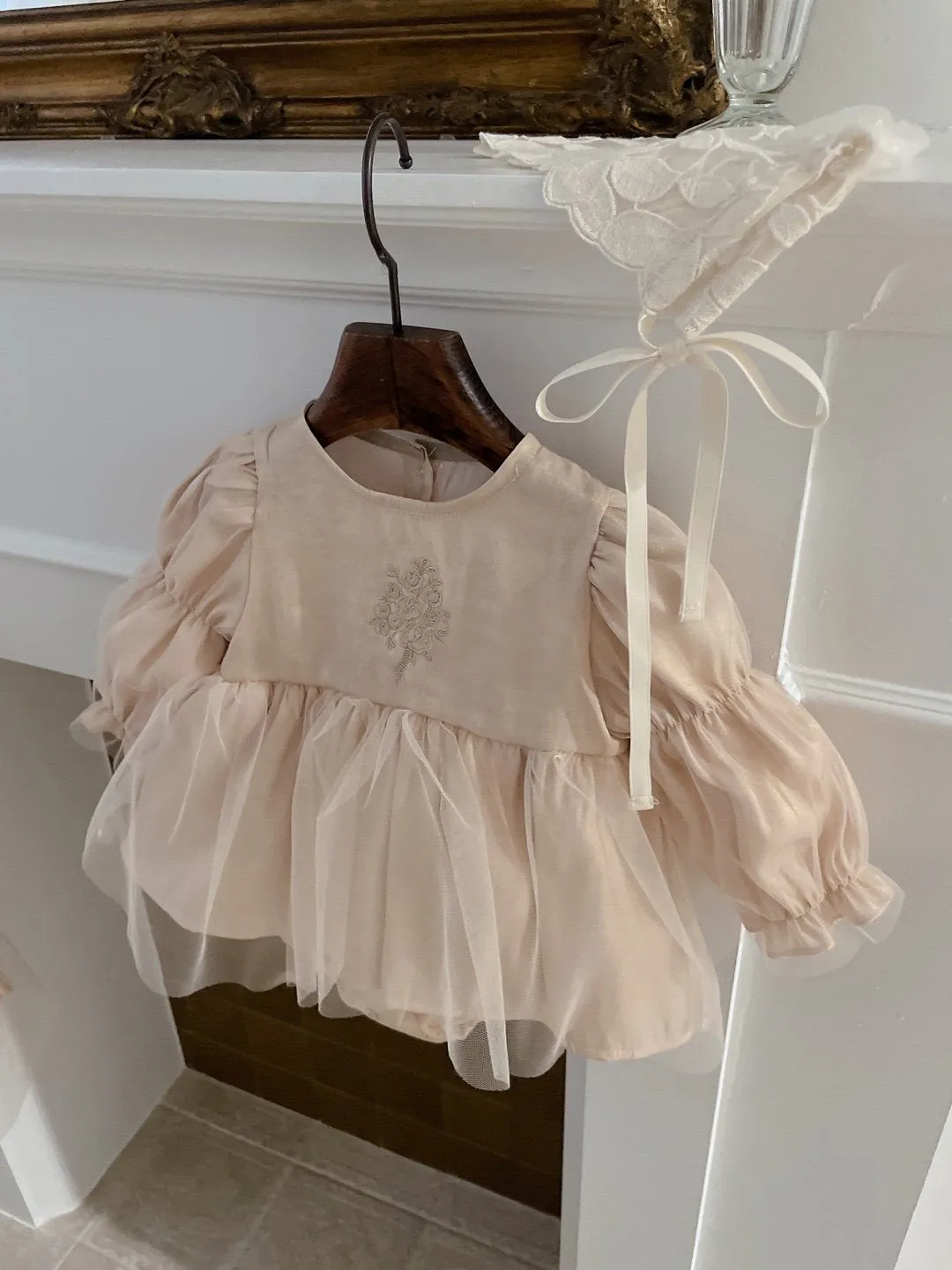 Rafaela Dress Romper_Light Beige