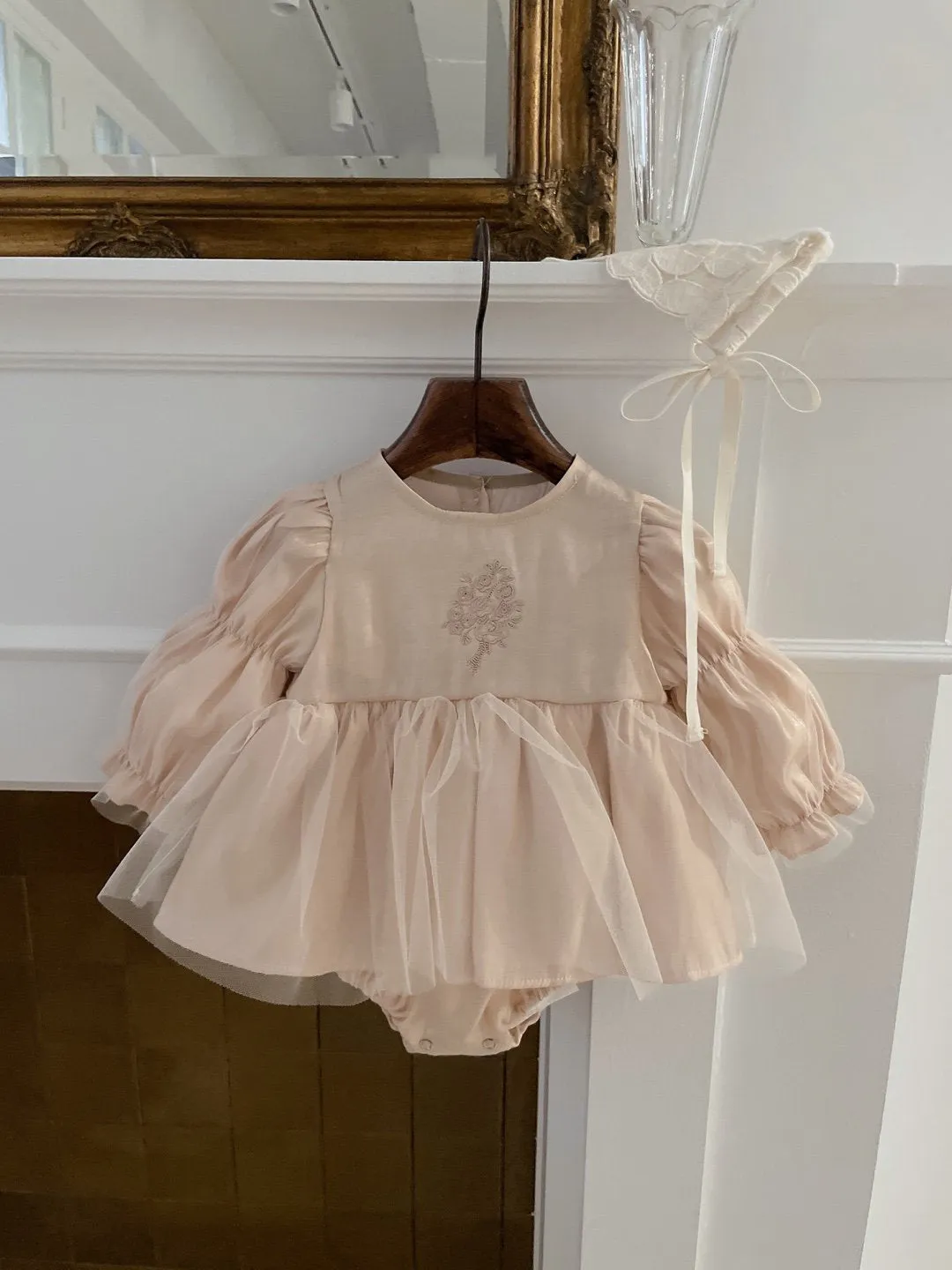 Rafaela Dress Romper_Light Beige