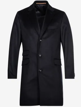 Ray Cashmere Overcoat Navy