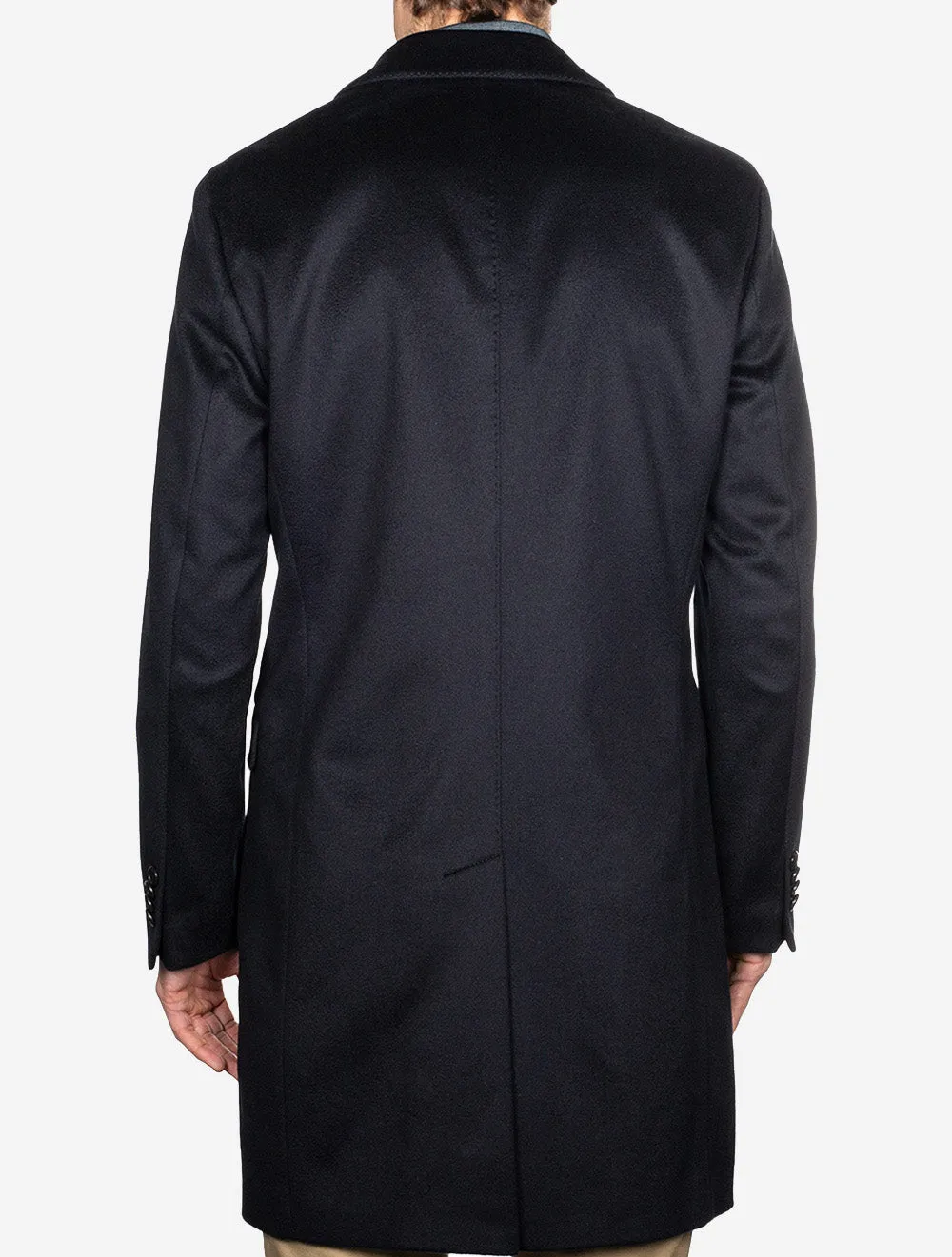 Ray Cashmere Overcoat Navy