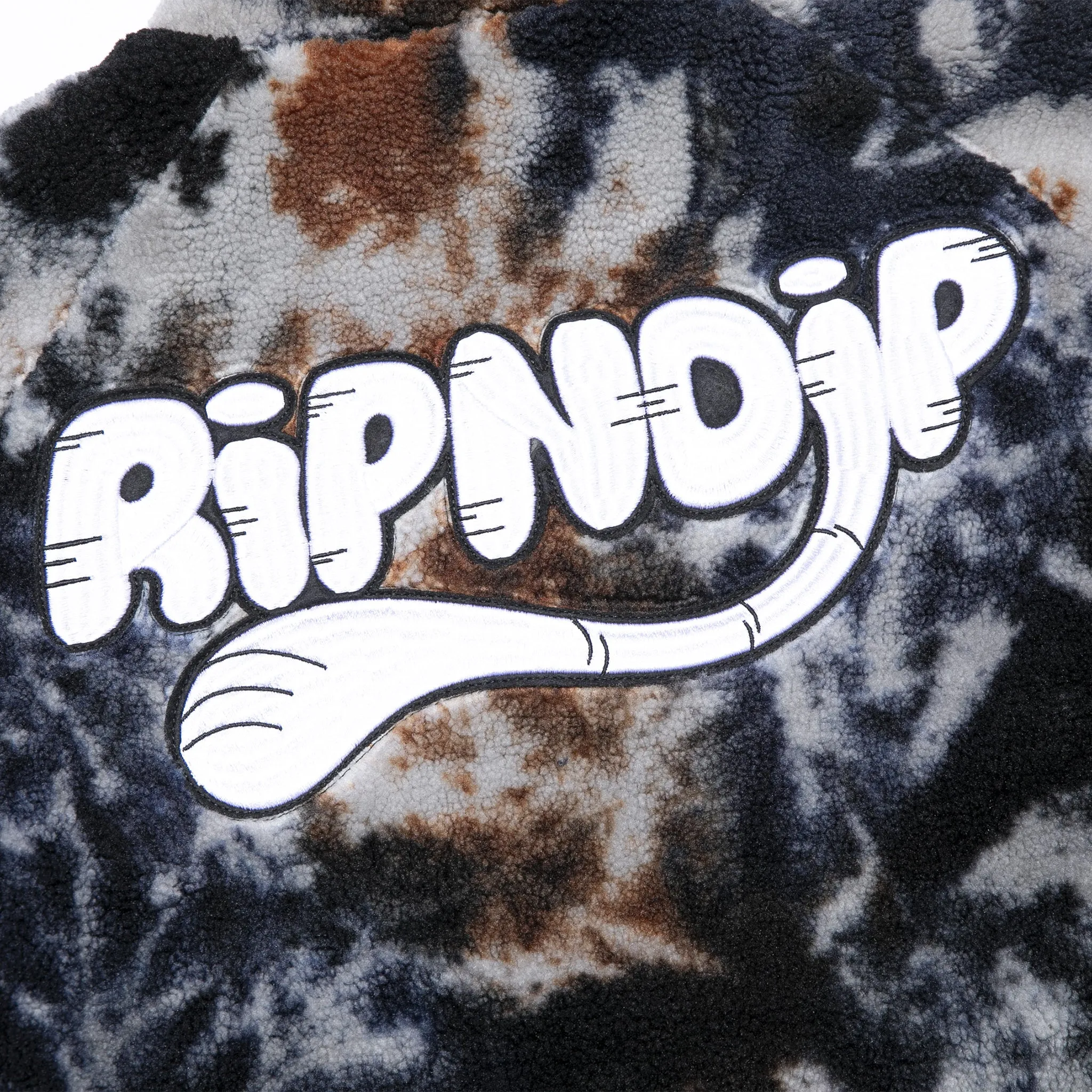 RIPNTAIL Sherpa Jacket (Tie Dye)