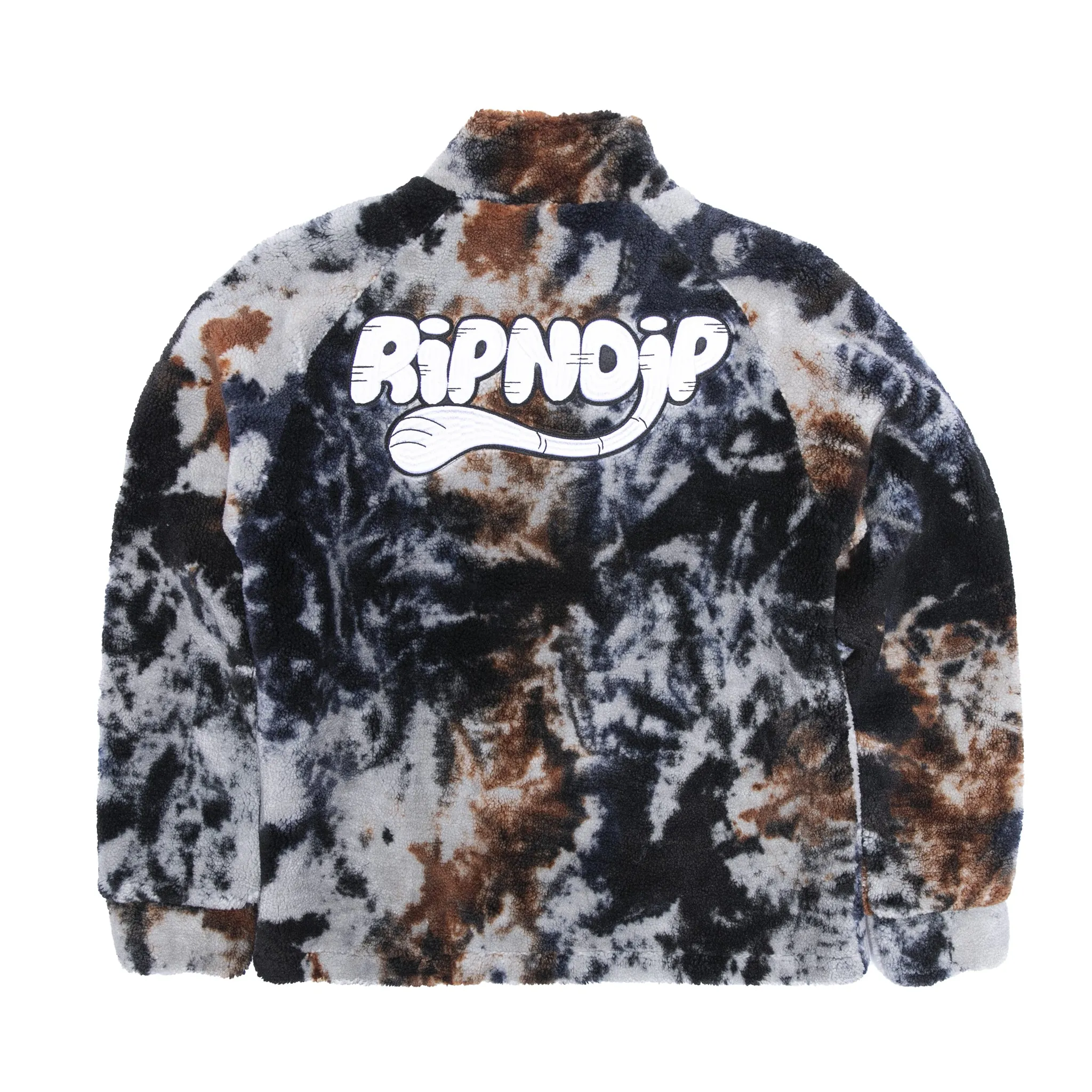 RIPNTAIL Sherpa Jacket (Tie Dye)