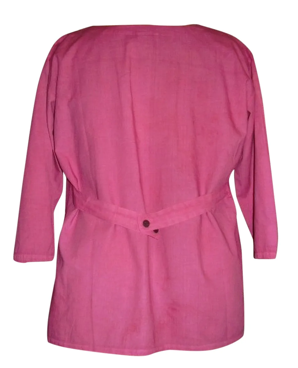 SALE Lovely Passion Pink Blouse Top Shirt Womans L/XL