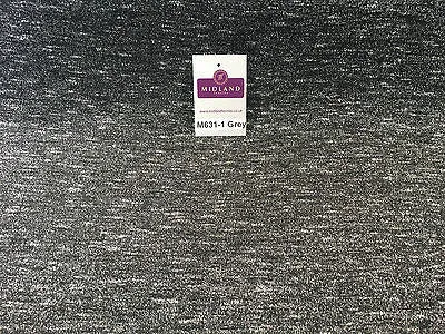 Salt and Pepper one way stretch jersey raw knit dress fabric 58" wide M631 Mtex