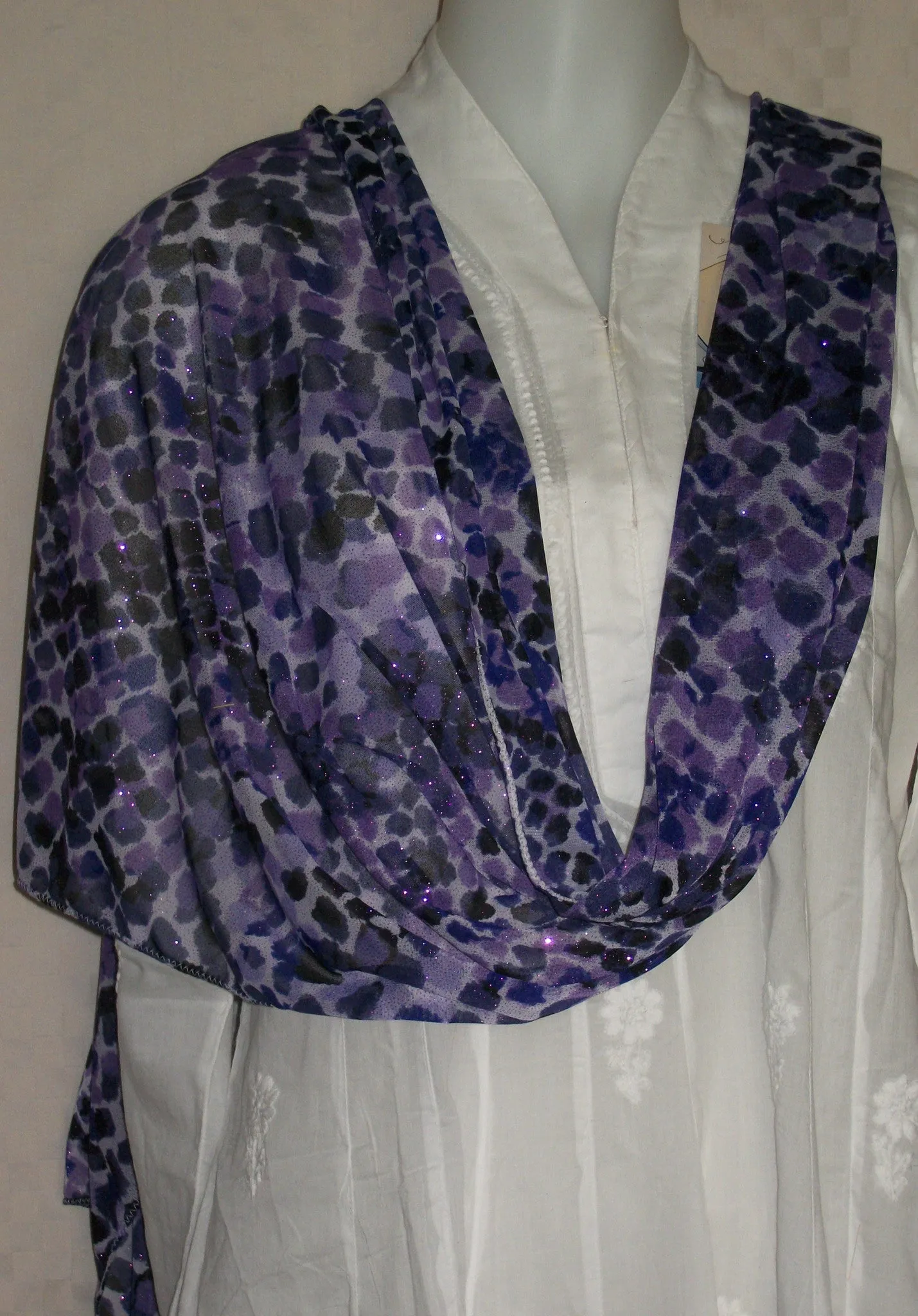 Scarf Stole Wrap Shawl Purple